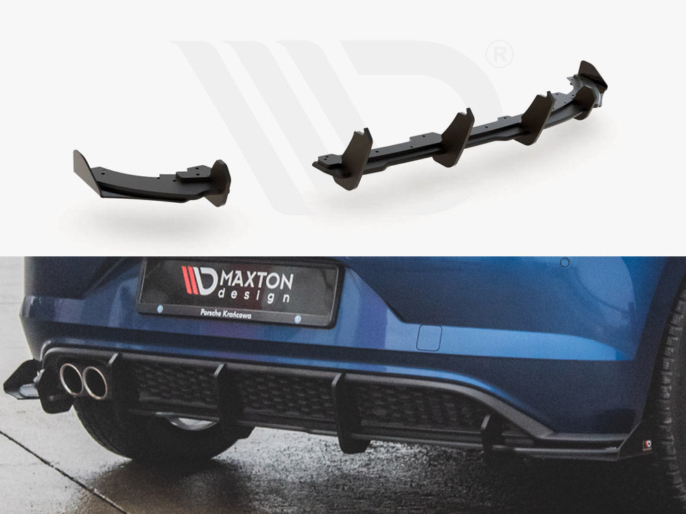 Maxton Racing Rear Valance (+flaps) Vw Polo Gti Mk6 (2017-2021) - Wayside Performance 