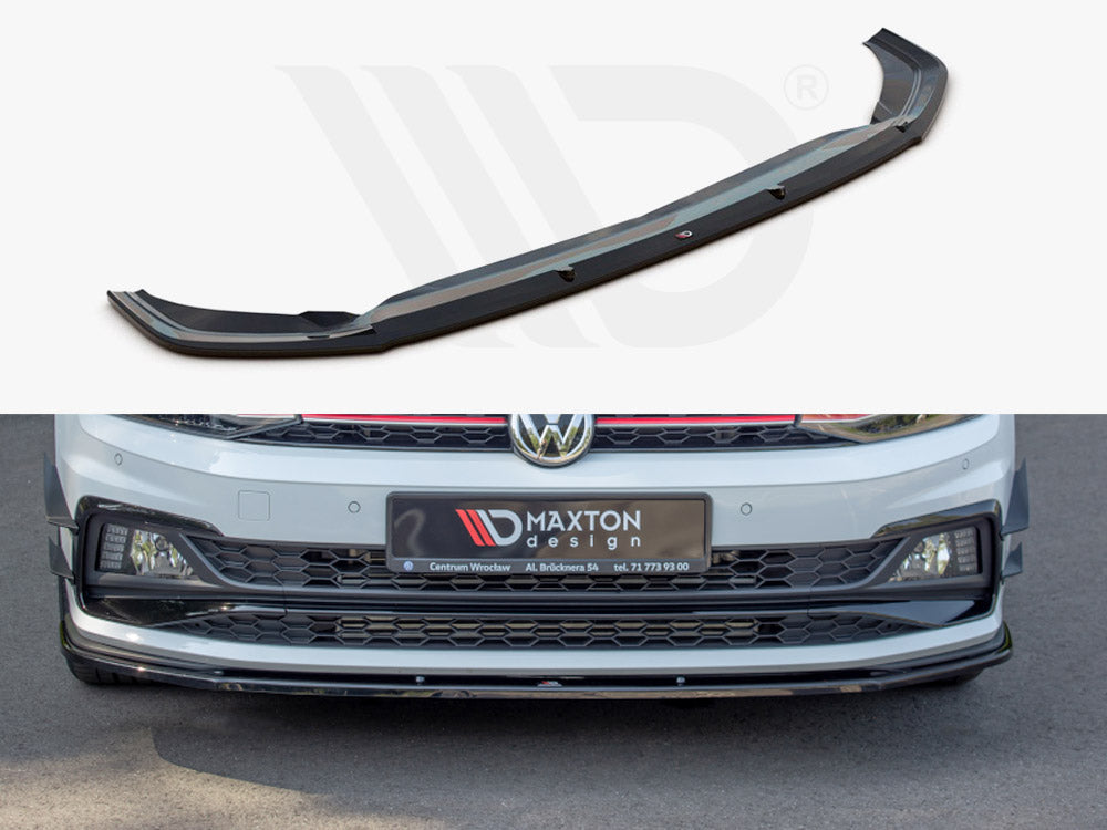 Front Splitter V.1 VW Polo MK6 GTI (2017-2021) - Wayside Performance 