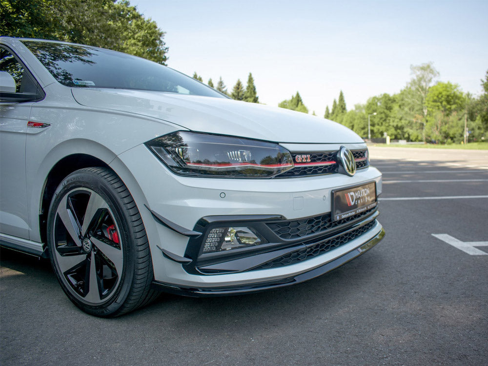 Front Splitter V.3 Vw Polo Mk6 Gti (2017-2021) - Wayside Performance 