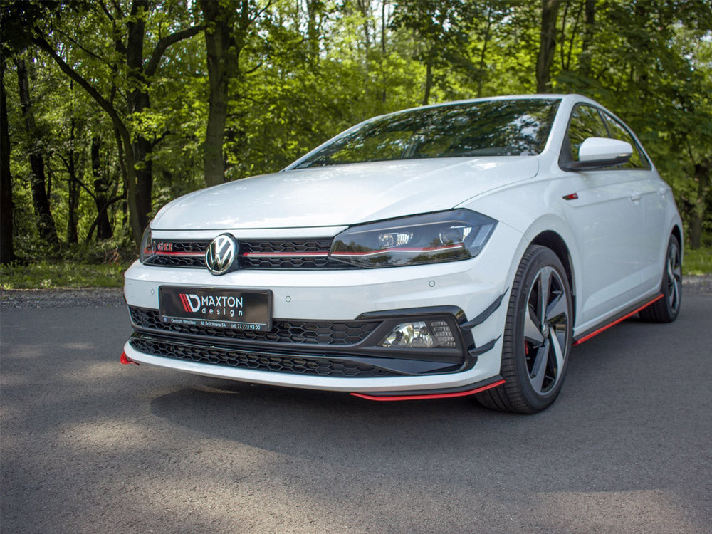 Front Splitter V.5 Vw Polo Mk6 Gti (2017-2021) - Wayside Performance 