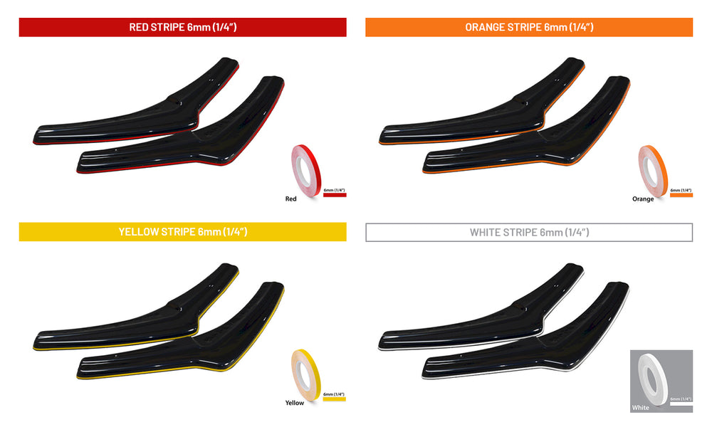 Rear Side Splitters Volkswagen Polo MK5 R WRC (2013) - Wayside Performance 