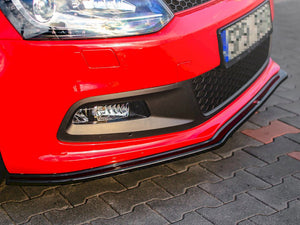 Front Splitter V.2 Volkswagen Polo Mk5 GTI 6R Pre-facelift (2009-2014) - Wayside Performance 