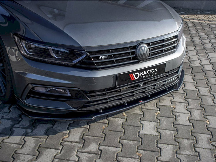 Front Splitter V.1 Volkswagen Passat R-line B8 (2015-19) - Wayside Performance 
