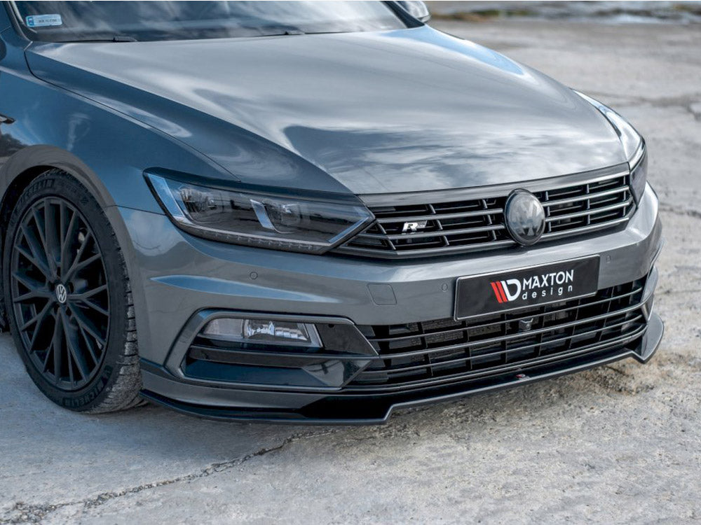 Front Splitter V.2 Volkswagen Passat R-line B8 (2015-19) - Wayside Performance 