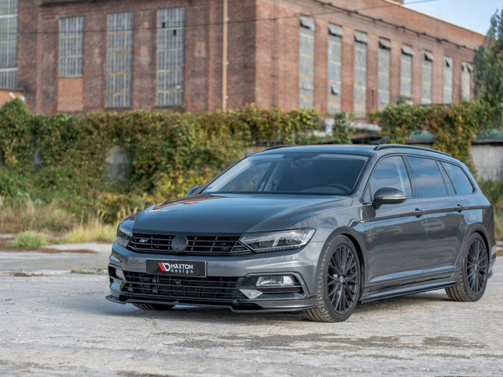 Front Splitter V.2 Volkswagen Passat R-line B8 (2015-19) - Wayside Performance 