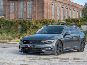 Front Splitter V.2 Volkswagen Passat R-line B8 (2015-19) - Wayside Performance 