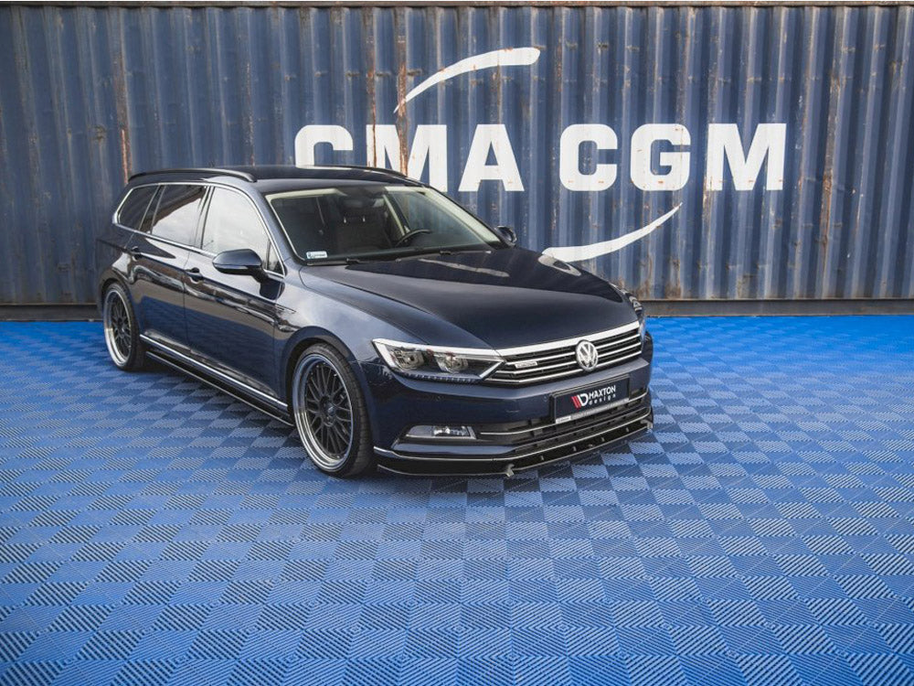 Front Splitter V2 VW Passat B8 (2014-2019) - Wayside Performance 