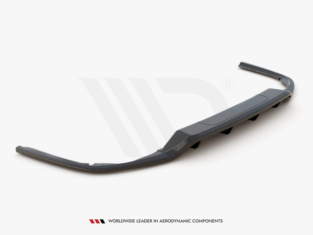 Central Rear Splitter (W/ Vertical Bars) VW Passat B8 (2014-2019) - Wayside Performance 