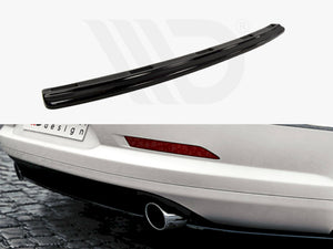Central Rear Splitter VW Passat CC R36 Rline (Preface) (Without Vertical Bars) - Wayside Performance 
