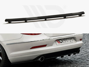Central Rear Splitter VW Passat CC R36 Rline (Preface) (With Vertical Bars) - Wayside Performance 