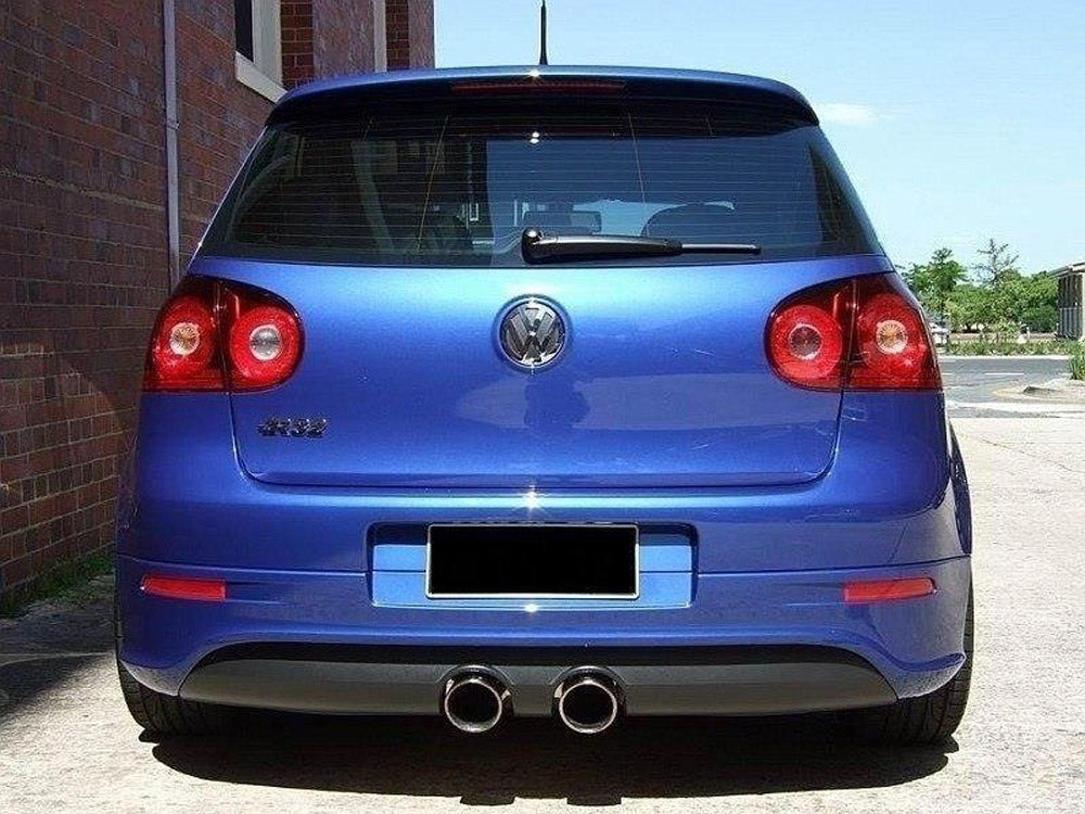 Rear Valance VW Golf V R32 (With 2 Exhaust Holes, For R32 Exhaust) (2003-2008) - Wayside Performance 