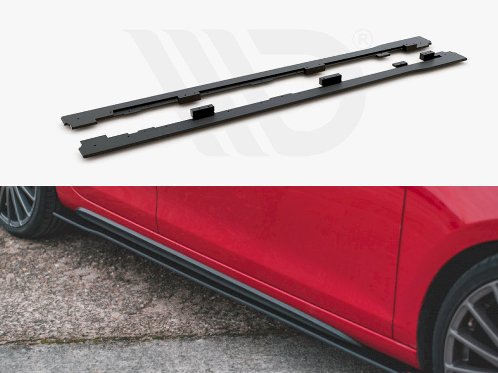 Street PRO Side Skirts Diffusers VW Golf GTI Mk6 - Wayside Performance 