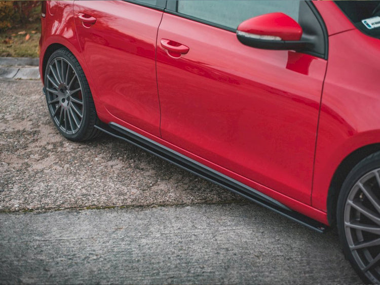 Street PRO Side Skirts Diffusers VW Golf GTI Mk6 - Wayside Performance 
