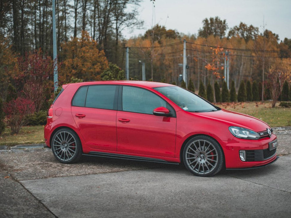 Street PRO Side Skirts Diffusers VW Golf GTI Mk6 - Wayside Performance 