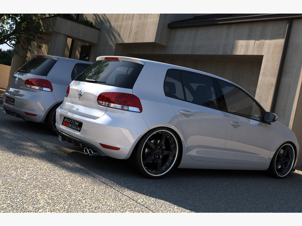 Rear Valance VW Golf VI With 2 Exhaust HOLE - Wayside Performance 