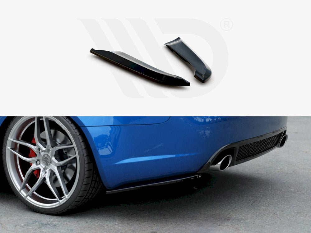 Rear Side Splitters V.1 Audi RS4 Sedan B7 - Wayside Performance 