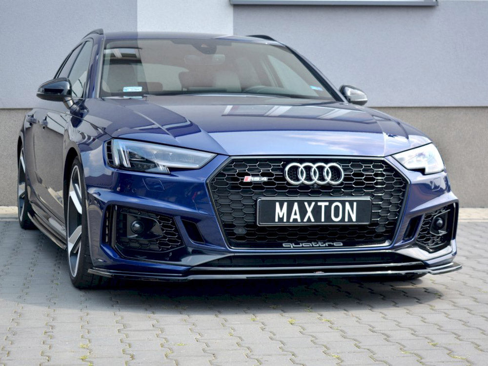 Maxton Design Front Splitter V.2 Audi Rs4 B9 (2017-2019) - Wayside Performance 