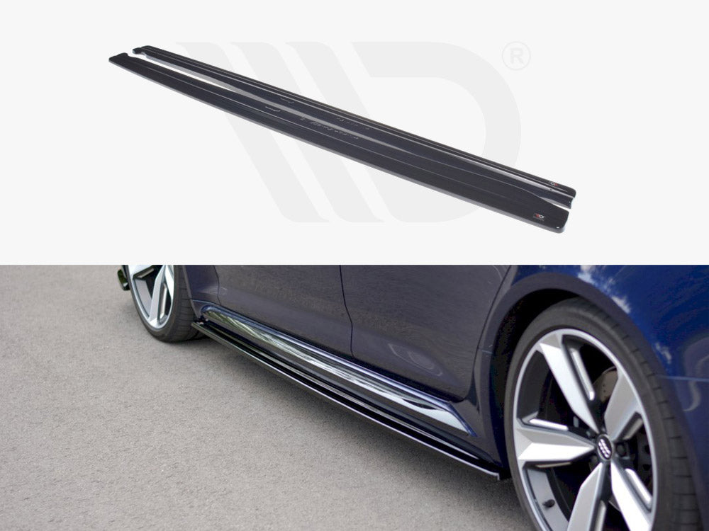 Maxton Design Side Skirts Diffusers Audi Rs4 B9 (2017-2019) - Wayside Performance 