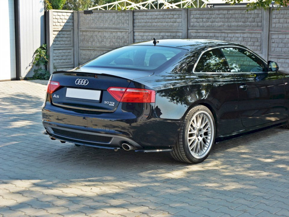 Central Rear Splitter (Vertical Bars) Audi A5 S-Line 8T - Wayside Performance 