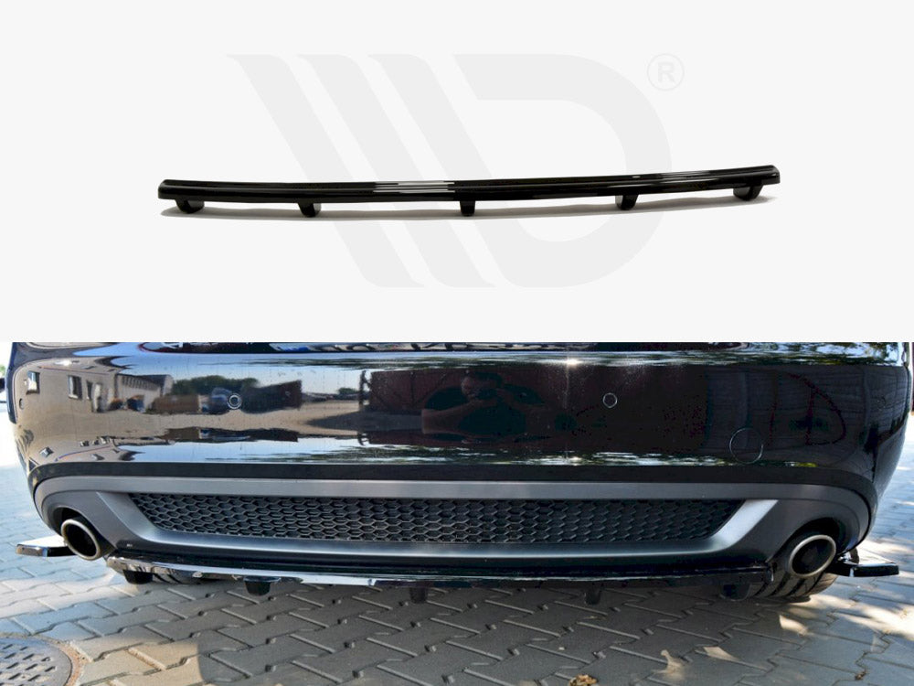 Central Rear Splitter (Vertical Bars) Audi A5 S-Line 8T - Wayside Performance 