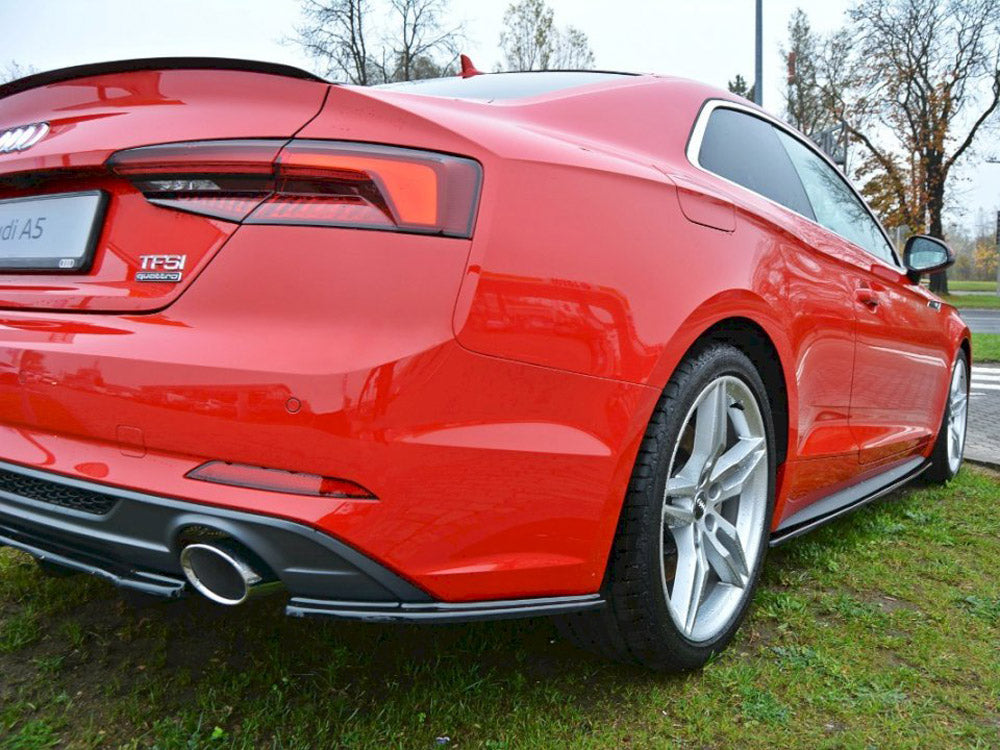 Rear Side Splitters Audi A5 F5 S-Line Coupe (2016-) - Wayside Performance 