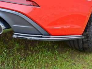 Rear Side Splitters Audi A5 F5 S-Line Coupe (2016-) - Wayside Performance 