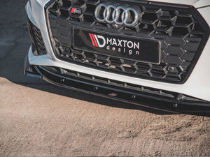 Maxton Design Front Splitter V1 Audi S5 / A5 S-line F5 Facelift (2019-) - Wayside Performance 