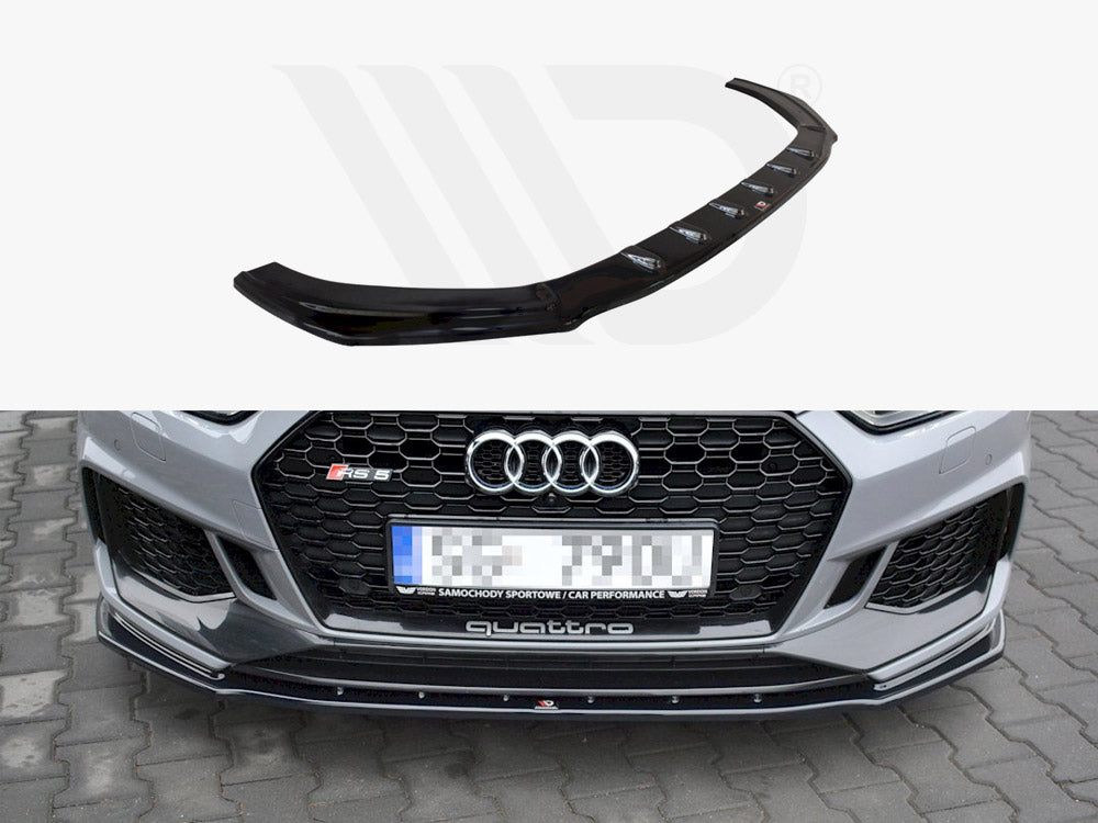 Maxton Design Front Splitter V.1 Audi Rs5 F5 Coupe / Sportback (2017-up) - Wayside Performance
