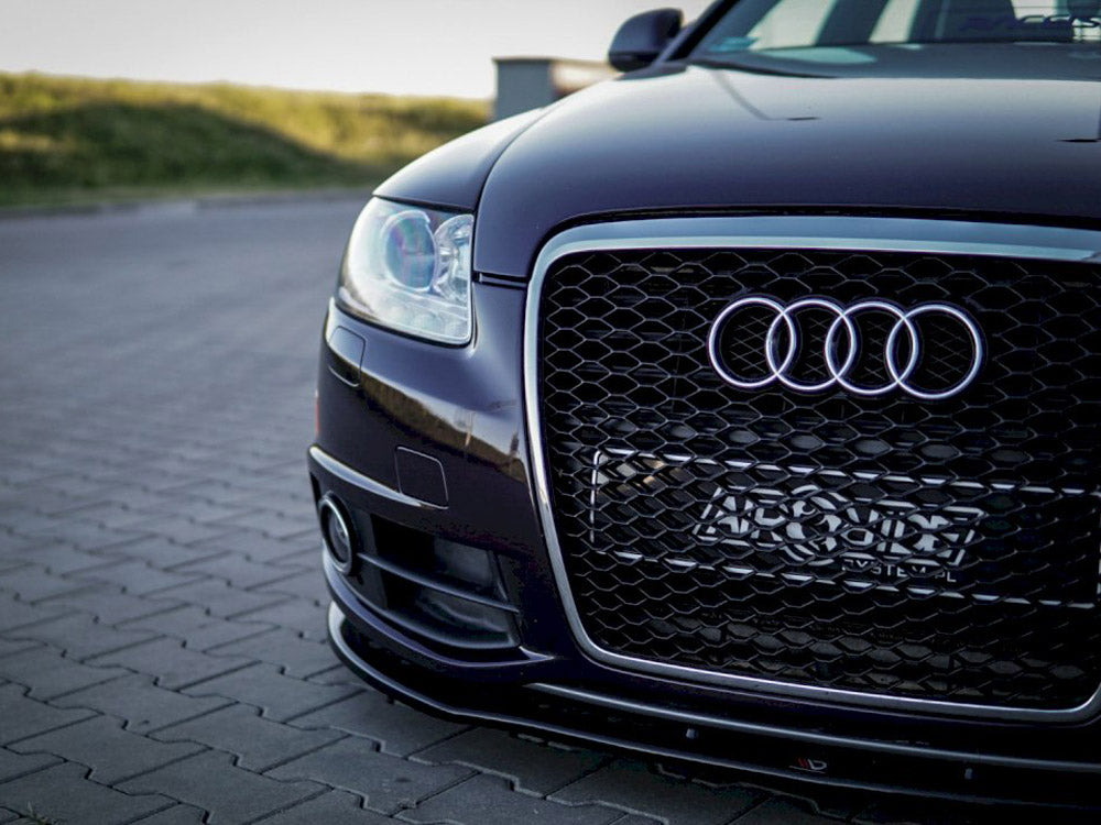 Front Splitter Audi A6 C6 S-line Facelift Sedan (2008-2011) - Wayside Performance 
