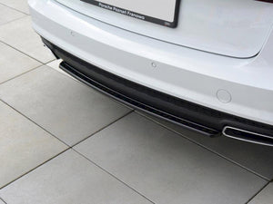 Central Rear Splitter Audi A6 S-Line C7 FL - Wayside Performance 
