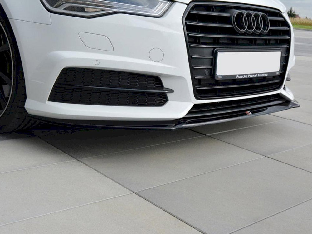 Front Splitter V.1 Audi S6 / A6 S-Line C7 FL - Wayside Performance 
