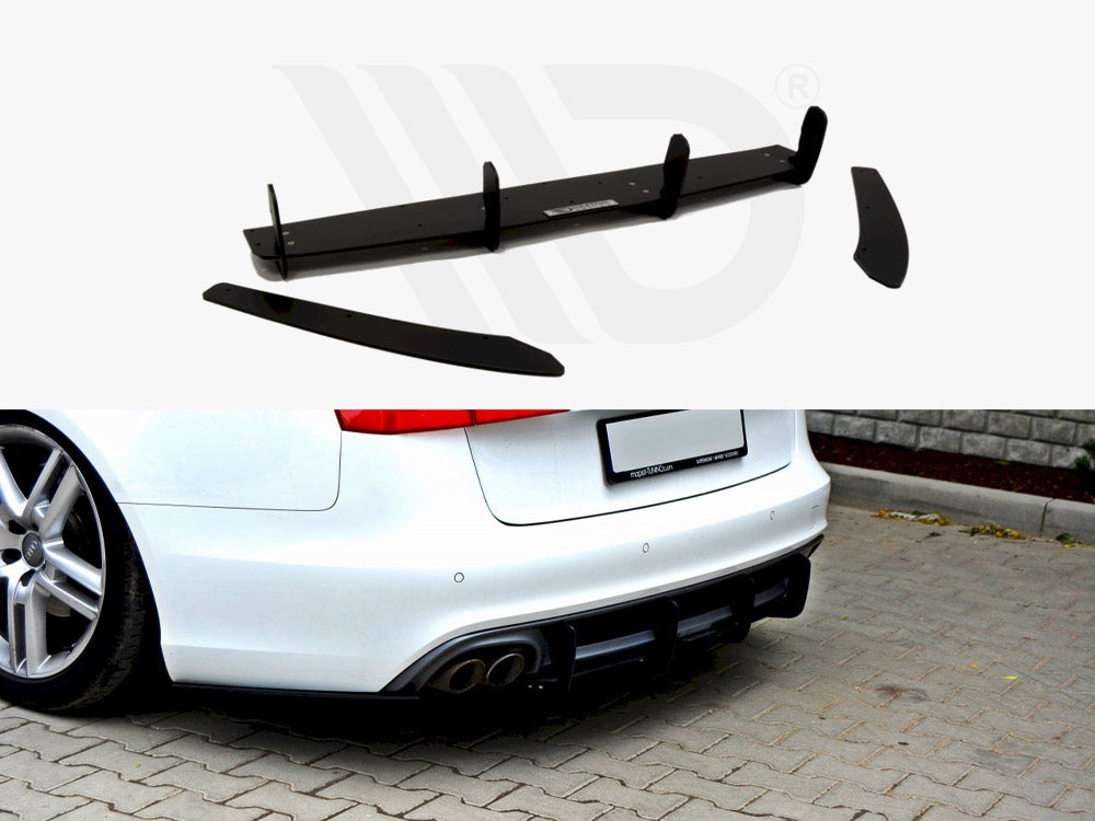 Audi A6 C7 S-line Avant (2.0 TDI) Rear Diffuser & Rear Side Splitters (2011-2014) - Wayside Performance 