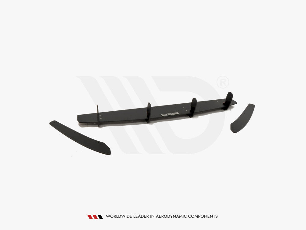 Audi A6 C7 S-line Avant Rear Diffuser & Rear Side Splitters (Fits TWO Single Exhaust Ends) (2011-2014) - Wayside Performance 