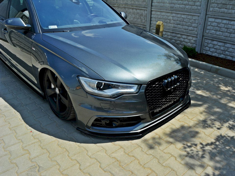 Front Splitter V.1 Audi S6 / A6 C7 S-Line (2011-2014) - Wayside Performance 
