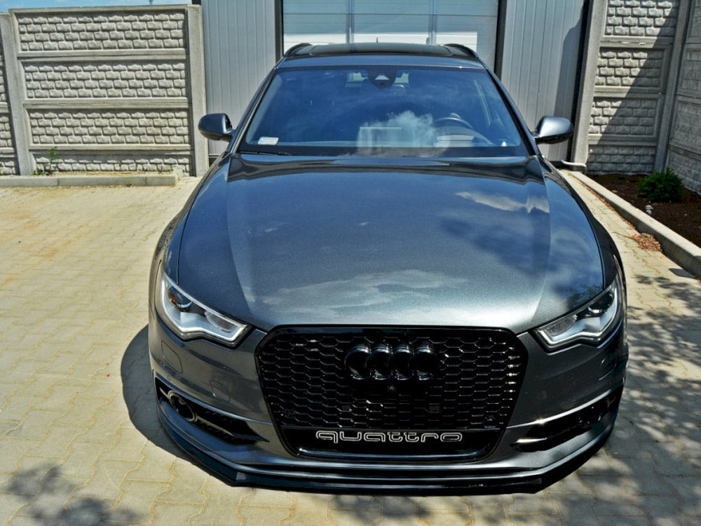 Front Splitter V.2 Audi S6 / A6 C7 S-Line (2011-2014) - Wayside Performance 