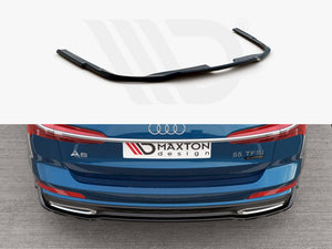 Central Rear Splitter Audi A6 S-Line Avant C8 - Wayside Performance 
