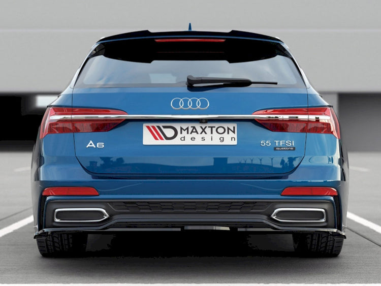Central Rear Splitter Audi A6 S-Line Avant C8 - Wayside Performance 