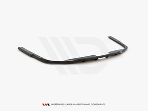 Central Rear Splitter (Vertical Bars) Audi A6 S-Line Avant C8 - Wayside Performance 