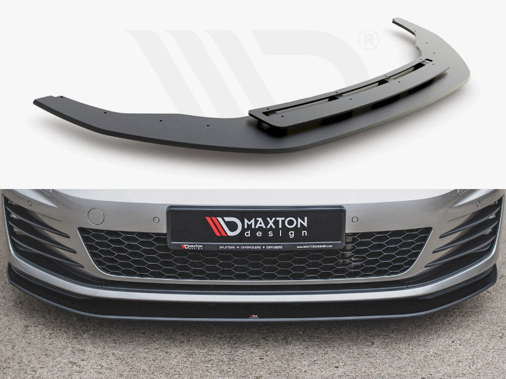 Maxton Racing Front Splitter Vw Golf Mk 7 Gti 2013-2016 - Wayside Performance 