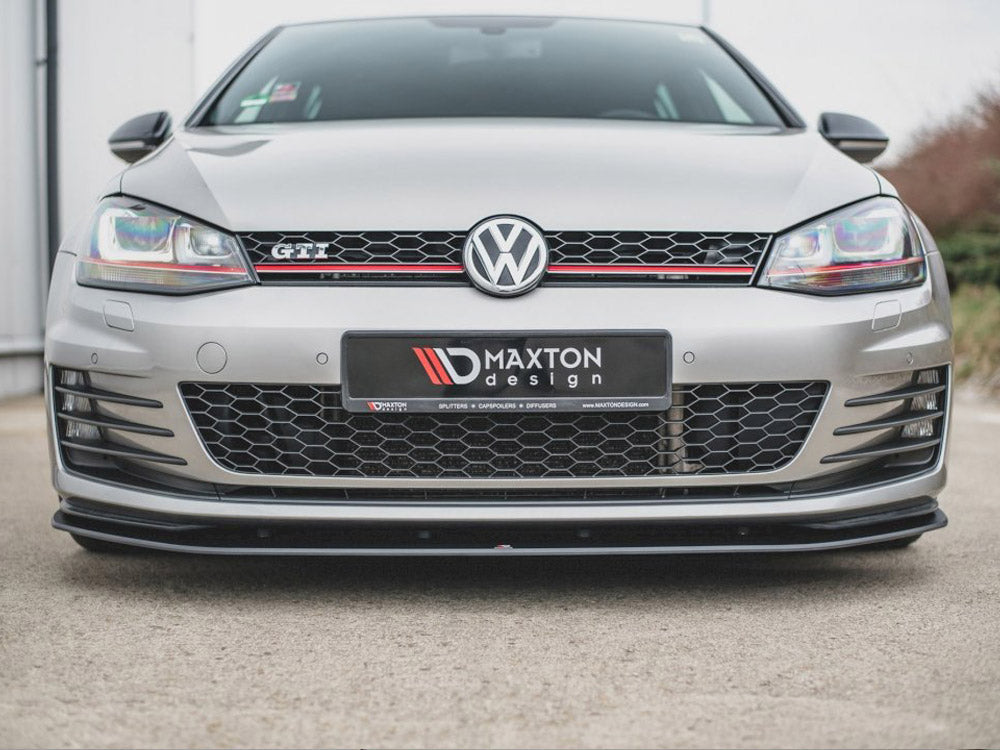 Maxton Racing Front Splitter Vw Golf Mk 7 Gti 2013-2016 - Wayside Performance 