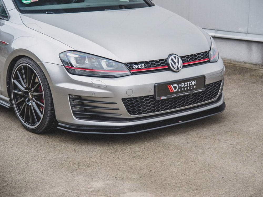 Maxton Racing Front Splitter Vw Golf Mk 7 Gti 2013-2016 - Wayside Performance 