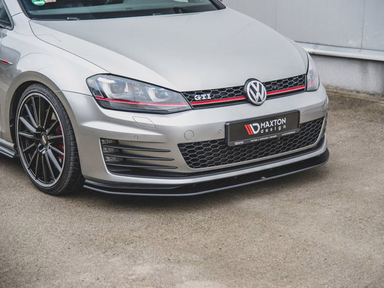 Maxton Racing Front Splitter Vw Golf Mk 7 Gti 2013-2016 - Wayside Performance 