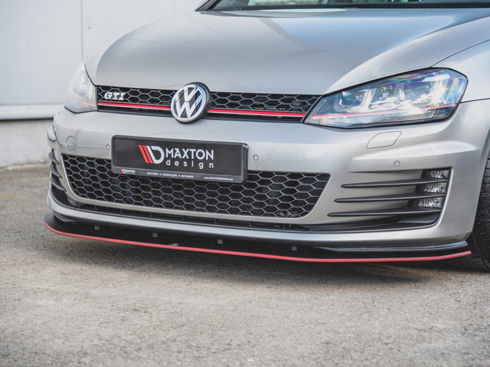 Maxton Racing Front Splitter Vw Golf Mk 7 Gti 2013-2016 - Wayside Performance 