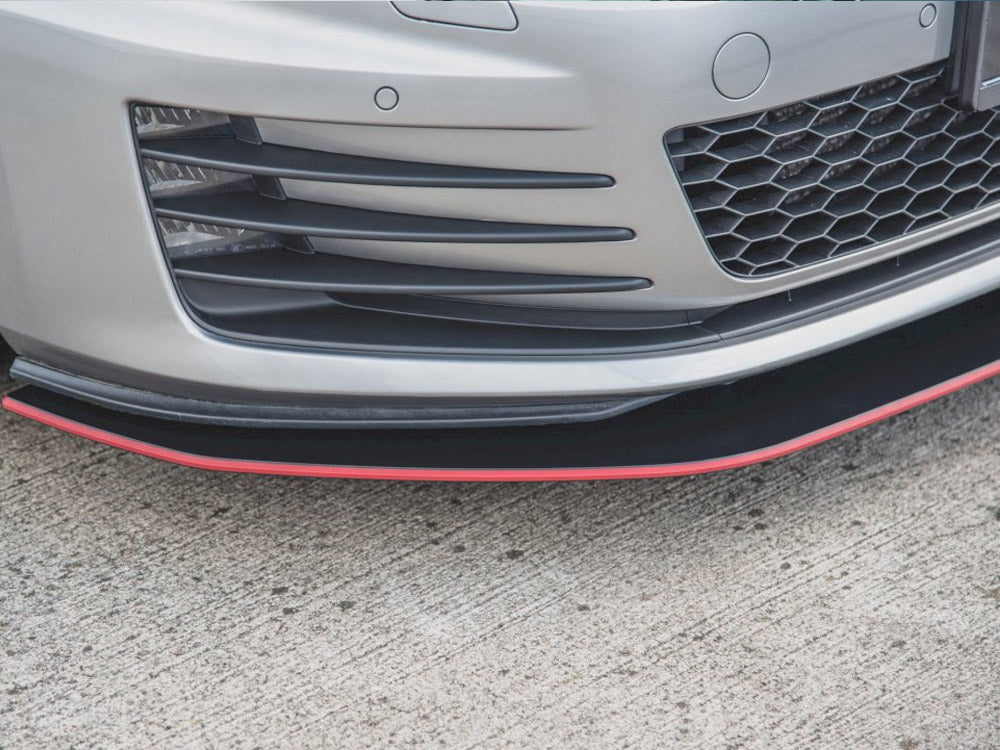Maxton Racing Front Splitter Vw Golf Mk 7 Gti 2013-2016 - Wayside Performance 