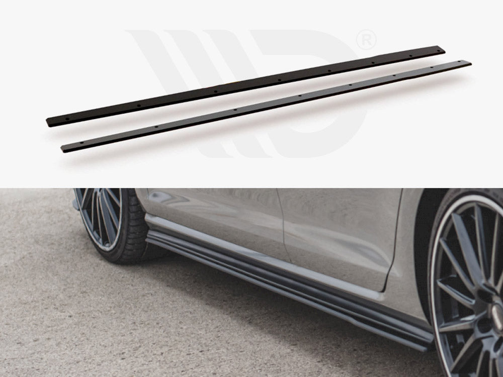 Maxton Racing Side Skirt Splitters Vw Golf Mk 7 Gti 2013-2016 - Wayside Performance 