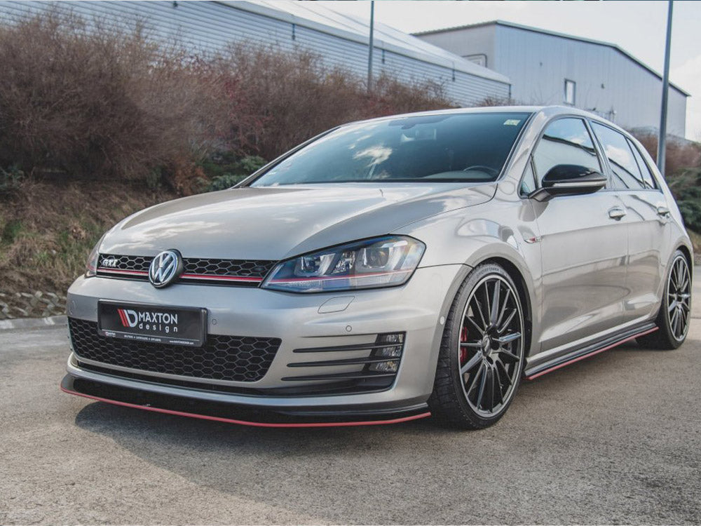 Maxton Racing Side Skirt Splitters Vw Golf Mk 7 Gti 2013-2016 - Wayside Performance 