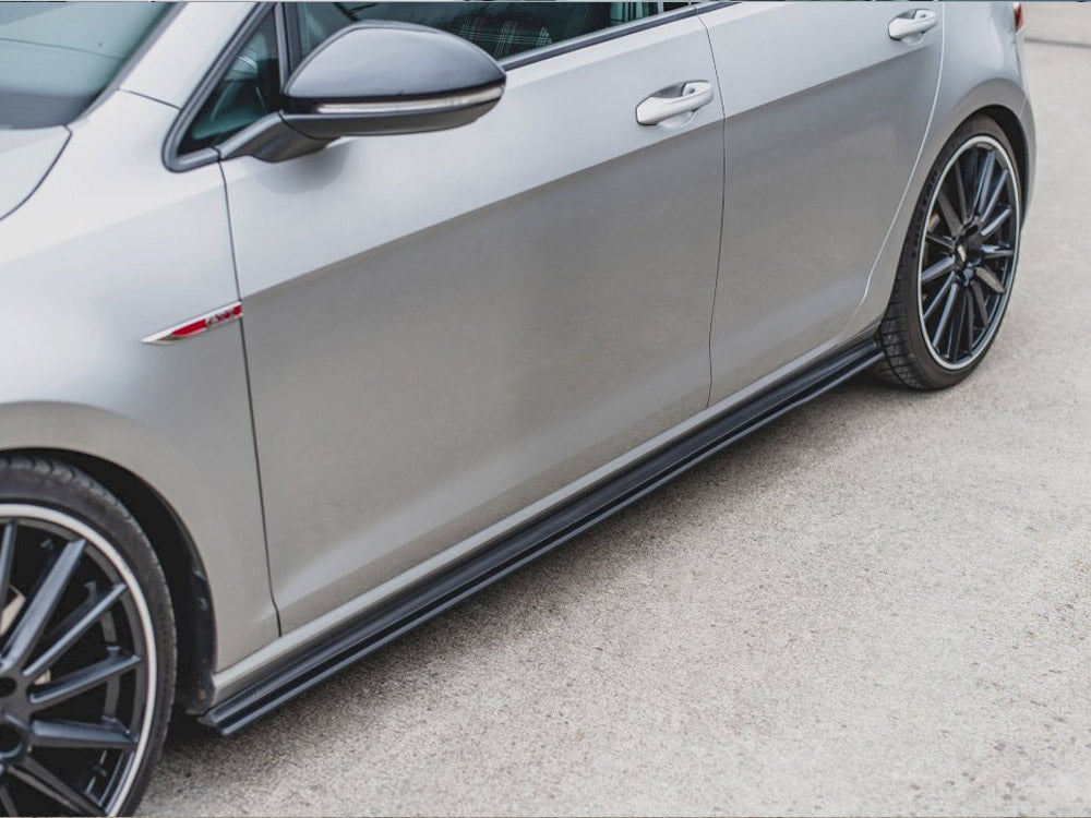 Maxton Racing Side Skirt Splitters Vw Golf Mk 7 Gti 2013-2016 - Wayside Performance 