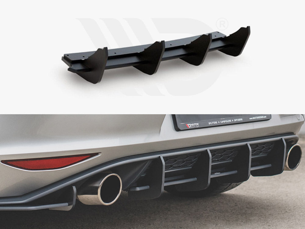 Maxton Racing Rear Diffuser V.1 Vw Golf Mk 7 Gti 2013-2016 - Wayside Performance 