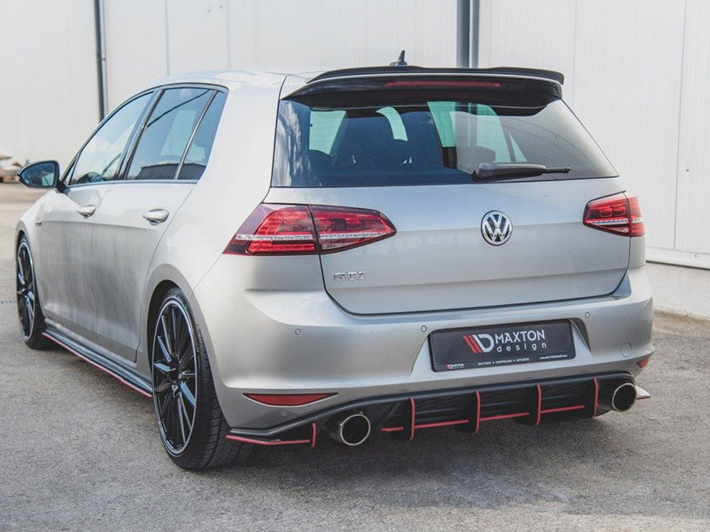 Maxton Racing Rear Diffuser V.1 Vw Golf Mk 7 Gti 2013-2016 - Wayside Performance 