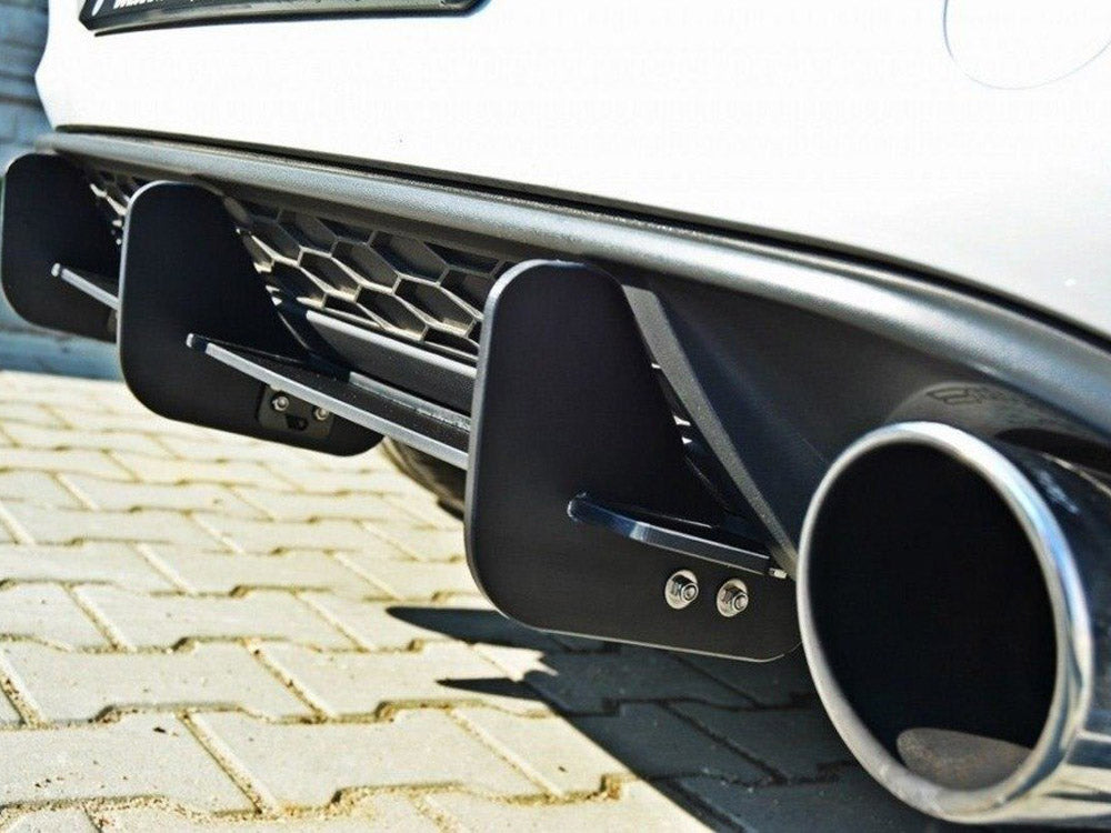 Vw Golf Mk7 Gti Rear Diffuser & Rear Side Splitters - Wayside Performance 